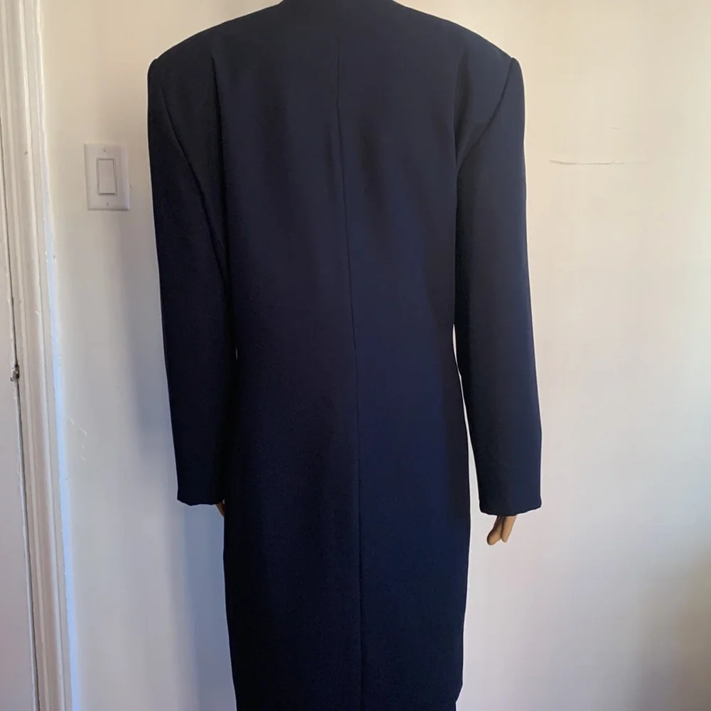LESLIE FAY 2 PC Skirt& Coat Length Blazer - Picture 6 of 9